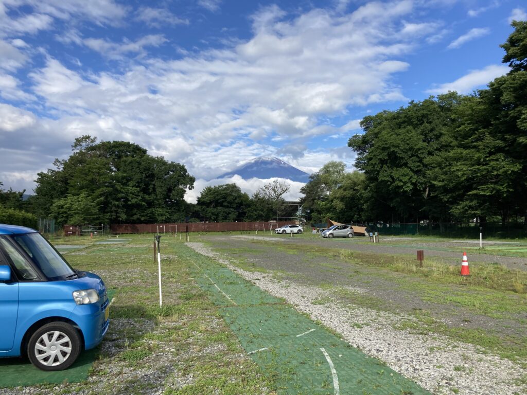 区画サイトからの富士山